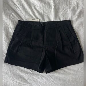 J.Crew Black Pleated Shorts, 2 NWT